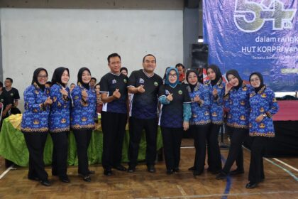 Semarak HUT Ke-54 KORPRI, 39 Tim OPD dan Instansi Vertikal Ramaikan Lomba Senam Tabola Bale di Blora