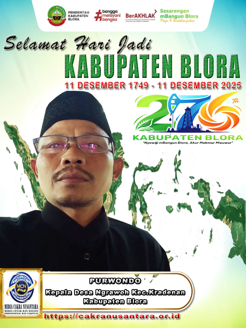 Kades Ngrawoh Purwondo: Dari Wilayah Selatan, Siap Merapat dan Meriahkan Hari Jadi Blora ke-276