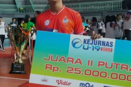 Hafizh Kevin Byantara, Pemuda Asal Klopoduwur Raih Juara II Kejurnas Voli U-19 2025 Bersama Porvit Kudus