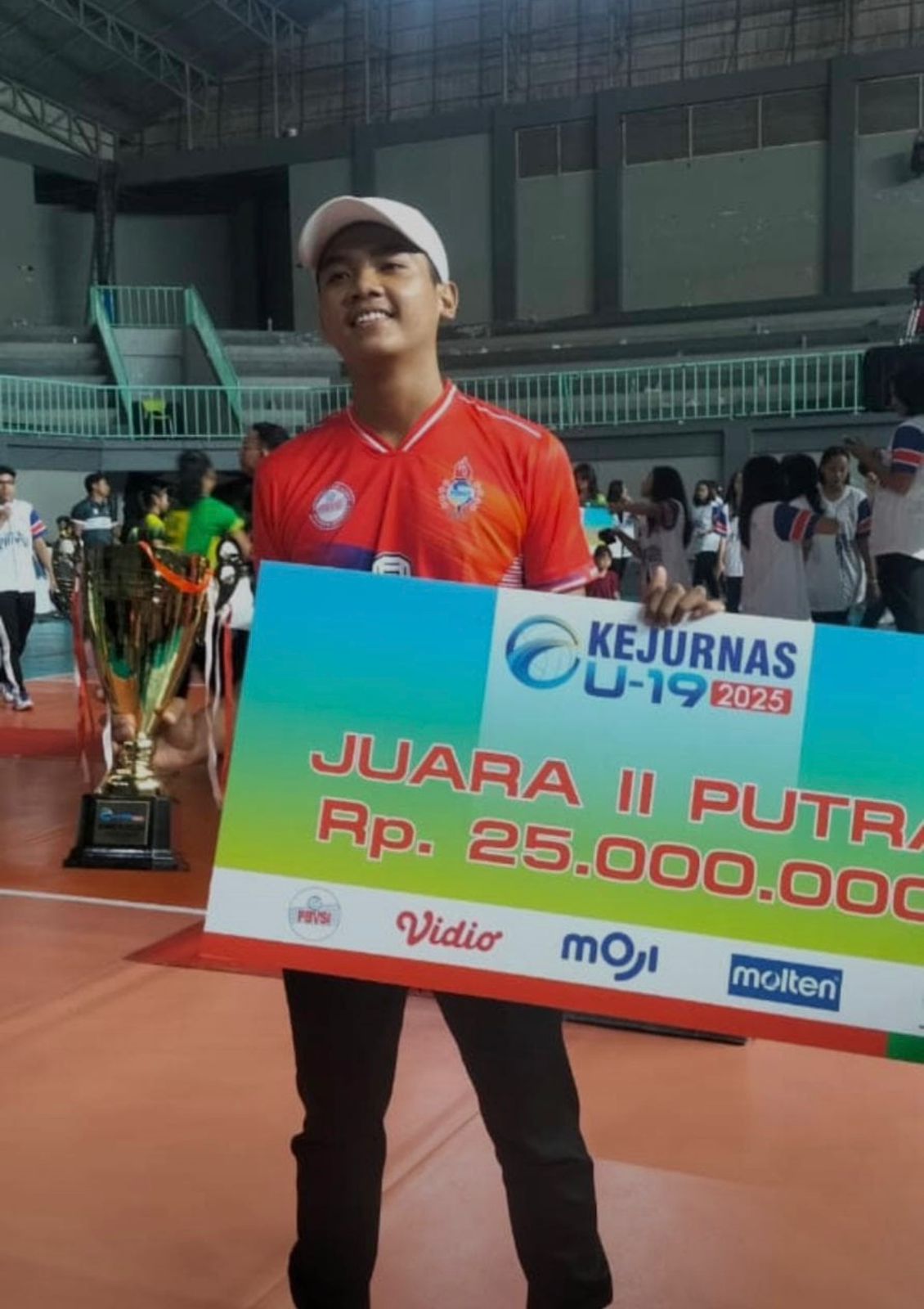 Hafizh Kevin Byantara, Pemuda Asal Klopoduwur Raih Juara II Kejurnas Voli U-19 2025 Bersama Porvit Kudus
