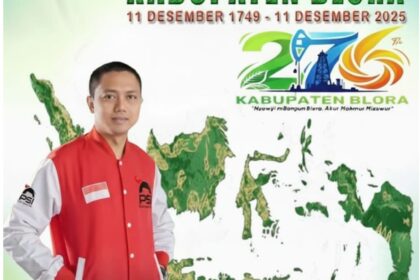 AAN Rochayanto Wakil Ketua Umum PSI Ucapkan Selamat Hari Jadi Blora ke-276, Dorong Semangat Pemuda dan Perjuangan Rakyat