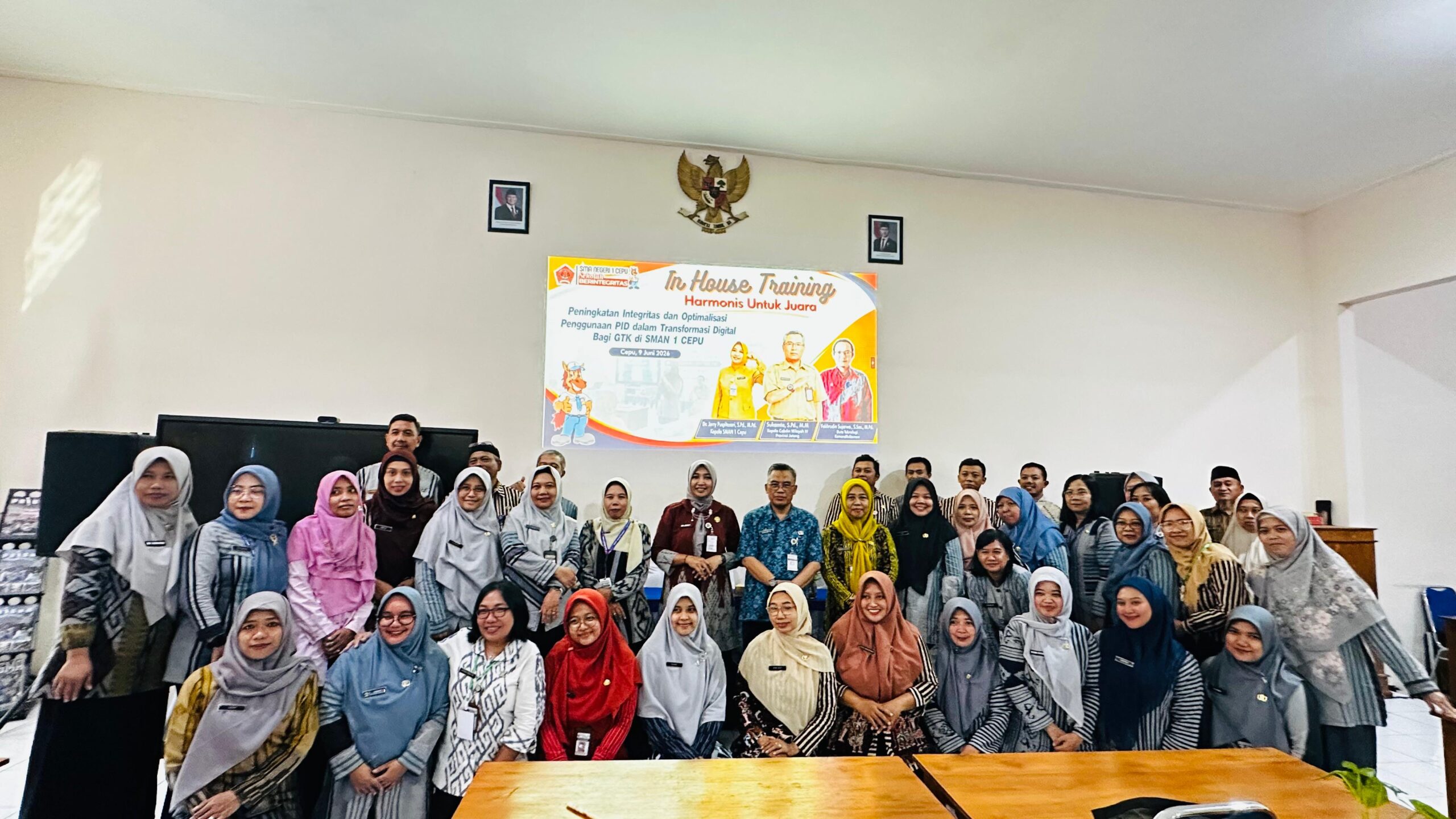 Sinergi Semesta: Sambut Tahun Ajaran Baru 2026/2027, Kebocoran 8 Ruang Kelas SMAN 1 Cepu Sudah Rampung Diperbaiki